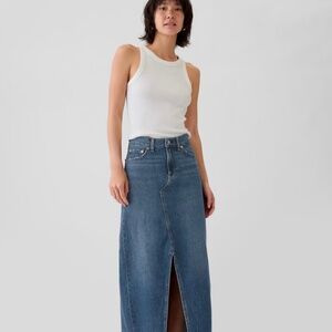 GAP Denim Maxi Skirt